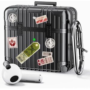 NWT AirPods Pro Little Luggage Case